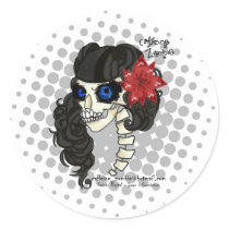 Zombie Pin UP sticker