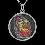 Zombie Pinup Necklace necklaces