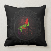 zombie pinup pillow