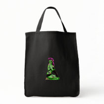 Zombie Pinup Tote bags