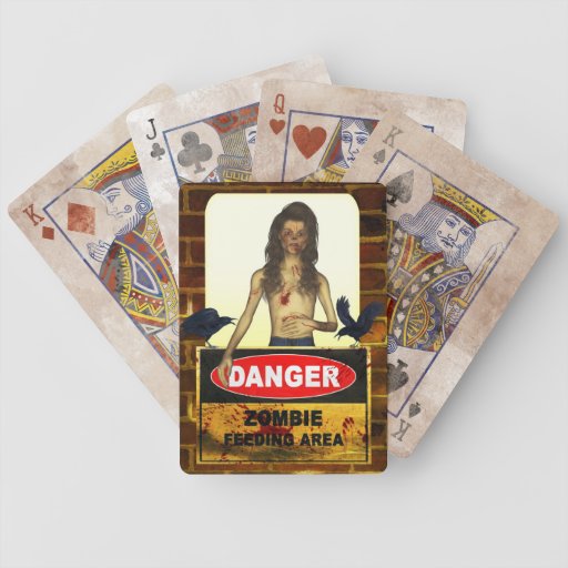 Zombie poker cards