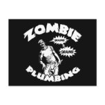 Zombie Plumbing Postcard