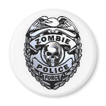 Zombie Police Force magnets