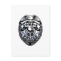 Zombie Police Force postcards