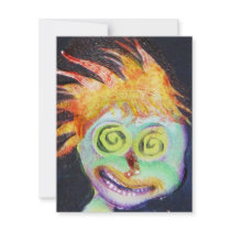 Zombie POP Art invitations