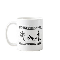 Zombie Preparedness Befriend Slow Design Mug