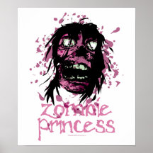 Zombie Princess Print