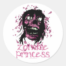 Zombie Princess Sticker