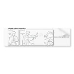 Zombie Push Bumper Sticker