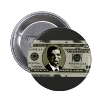 Zombie Reagan Button
