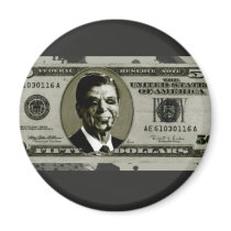 Zombie Reagan Refrigerator Magnet
