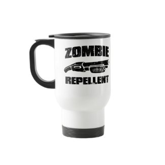 zombie repellent - the shotgun mug