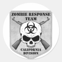 Zombie Response Team: California Division stickers