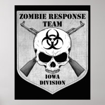 Zombie Response Team: Iowa Division Posters