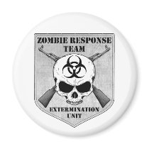 Zombie Response Team Refrigerator Magnet