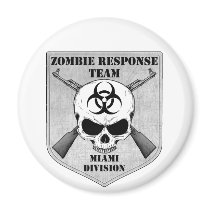 Zombie Response Team: Miami Division Refrigerator Magnet