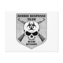 Zombie Response Team: Miami Division Postcards