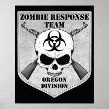 Zombie Response Team: Oregon Division Posters