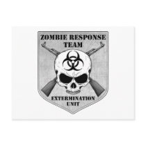Zombie Response Team Postcard