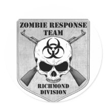 Zombie Response Team: Richmond Division Stickers
