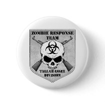 Zombie Response Team: Tallahassee Division Pinback Button