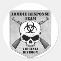 Zombie Response Team: Virginia Division stickers