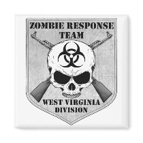 Zombie Response Team: West Virginia Division Refrigerator Magnets