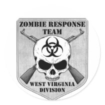 Zombie Response Team: West Virginia Division Sticker