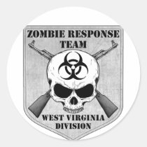Zombie Response Team: West Virginia Division stickers