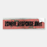 Zombie Response Unit Bumper Stickers