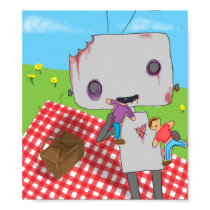 Zombie Robot: Eating Cookies posters