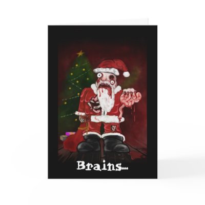 Zombie Santa Card by MDKgraphics