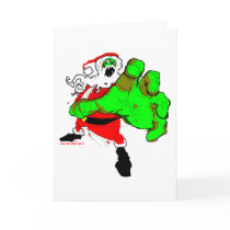 Zombie Santa Card! by ZombieTshirts Zombie Santa Card!