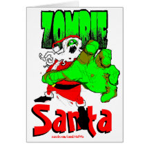Zombie Santa Card