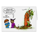 Zombie Santa Christmas Card