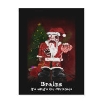 Zombie Santa Postcard
