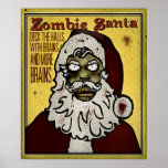 Zombie Santa Print
