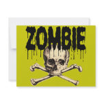 Zombie Skull Black