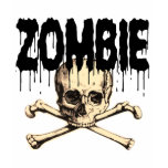Zombie Skull Black