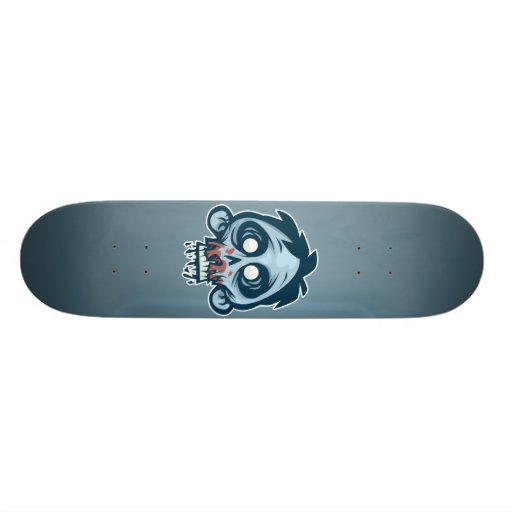 Zombie Skull Board Skateboard