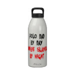Zombie Slayer Polo Dad Reusable Water Bottles