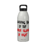 Zombie Slayer Swimming Fan Water Bottles