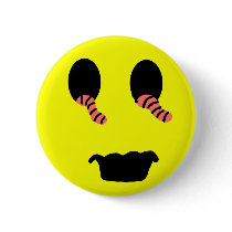 Zombie Smiley Button buttons