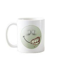 Zombie Smiley Face Mugs