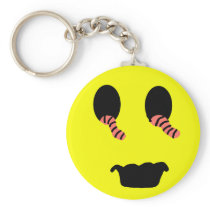 Zombie Smiley  Keychain keychains