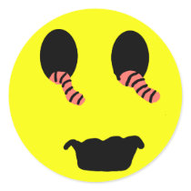 Zombie Smiley Sticker
