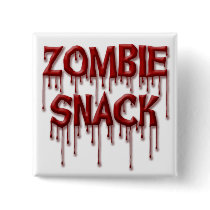 Zombie Snack Pinback Buttons