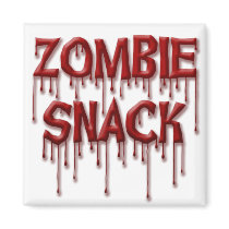 Zombie Snack Refrigerator Magnet