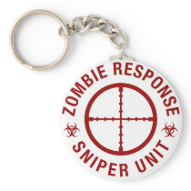 Zombie Sniper Keychain