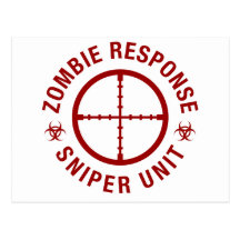 Zombie Sniper Post Card